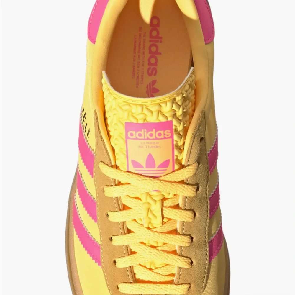 New Adidas Gazelle Bold Spark Lucid Pink - Picture 6 of 8
